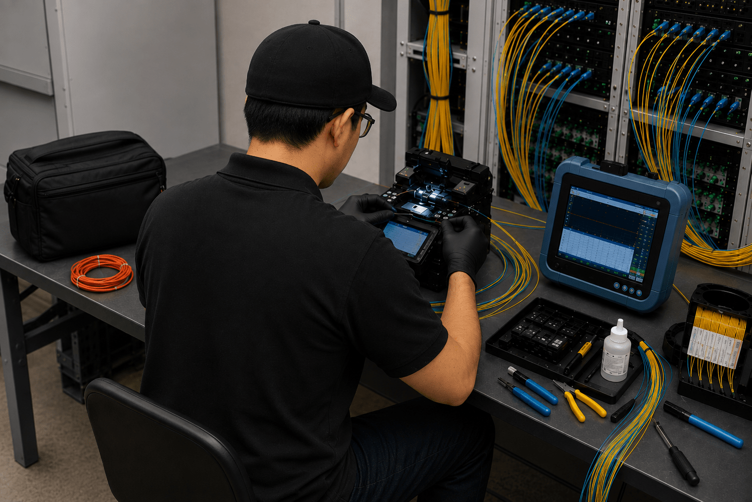 Ironbo fiber and communications field work